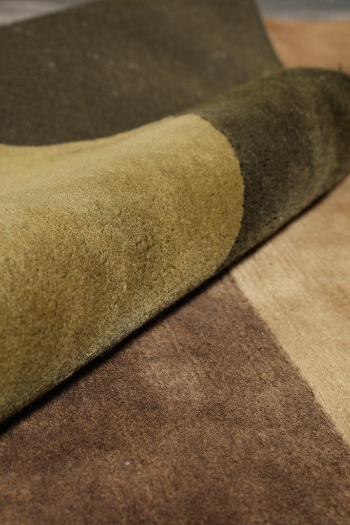 11 x 11 Feet Square Contemporary Wool Handmade Rug #PIX-16712B