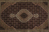 Load image into Gallery viewer, 4.7 x 6.8 Hi Quality Traditional Persian Wool and Silk Carpet Rug #F-3073