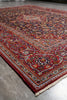 Load image into Gallery viewer, 7.9 x 11.2 Authentic Persian Kashan Rug Navy Blue #F-4124