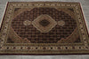 Load image into Gallery viewer, 4.7 x 6.8 Hi Quality Traditional Persian Wool and Silk Carpet Rug #F-3073