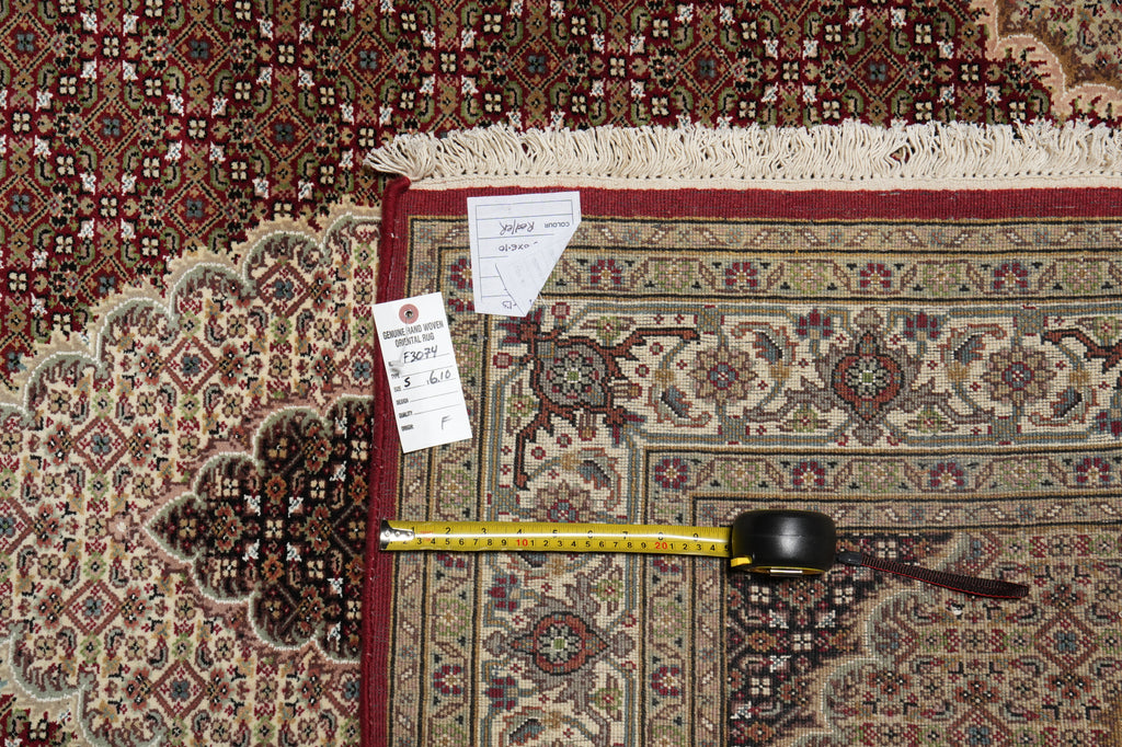 5 x 7 Quality Mahi Tabriz Traditional Wool Silk Room Rug #F-3074