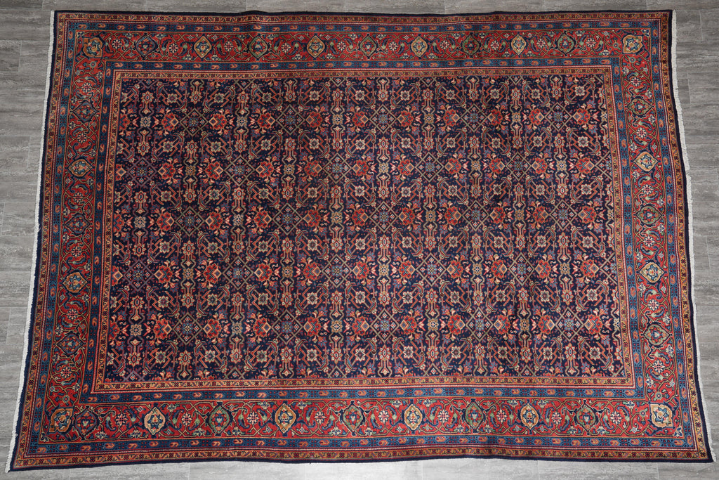 8.8 x 12 Persian Tabriz Mahi Herati Rug #F-4125