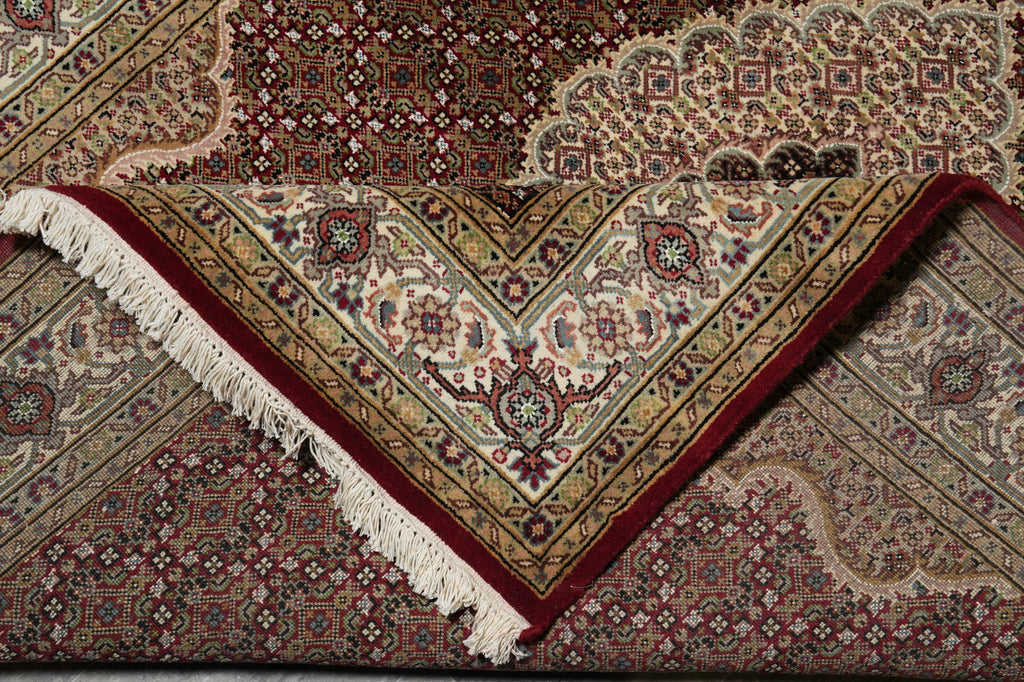 5 x 7 Quality Mahi Tabriz Traditional Wool Silk Room Rug #F-3074