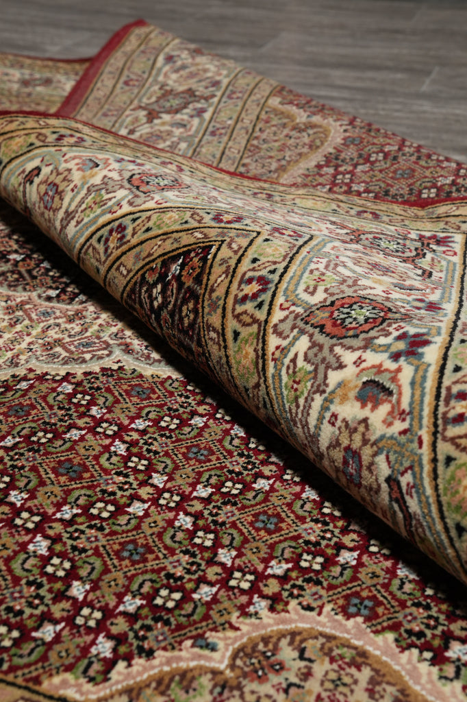 5 x 7 Quality Mahi Tabriz Traditional Wool Silk Room Rug #F-3074