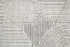 Load image into Gallery viewer, 7.7 x 10 Modern Handmade Rug White Black #F-3324
