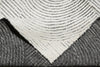 Load image into Gallery viewer, 7.7 x 10 Modern Handmade Rug White Black #F-3324