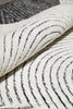 Load image into Gallery viewer, 7.7 x 10 Modern Handmade Rug White Black #F-3324