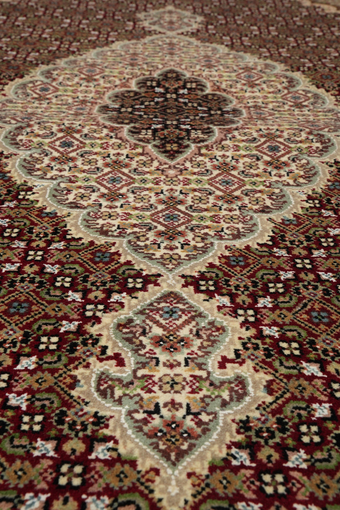 5 x 7 Quality Mahi Tabriz Traditional Wool Silk Room Rug #F-3074