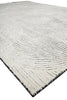 Load image into Gallery viewer, 7.7 x 10 Modern Handmade Rug White Black #F-3324