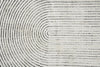 Load image into Gallery viewer, 7.7 x 10 Modern Handmade Rug White Black #F-3324