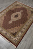 Load image into Gallery viewer, 5 x 7 Quality Mahi Tabriz Traditional Wool Silk Room Rug #F-3074