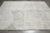 Load image into Gallery viewer, 7.7 x 10 Modern Handmade Rug White Black #F-3324