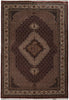 Load image into Gallery viewer, 6.9 x 9.7 Vibrant Persian Traditional Wool  Silk Hamadan Room Rug 