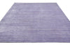 Load image into Gallery viewer, 8.3 x 10 Solid Plain Color Lavander Handmade Wool Contemporary Rug #F-5391
