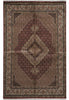 Load image into Gallery viewer, 5.8 x 8.3 Persian Wool  Silk Hamadan Rug 