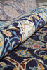 Load image into Gallery viewer, 10.8 x 15.4 Navy Blue Persian Kashan Rug #B-74882