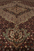 Load image into Gallery viewer, 5.8 x 8.3 Quality Wool and Silk Tabriz Mahi Rug Pom Roby #F-3076