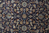 Load image into Gallery viewer, 10.8 x 15.4 Navy Blue Persian Kashan Rug #B-74882