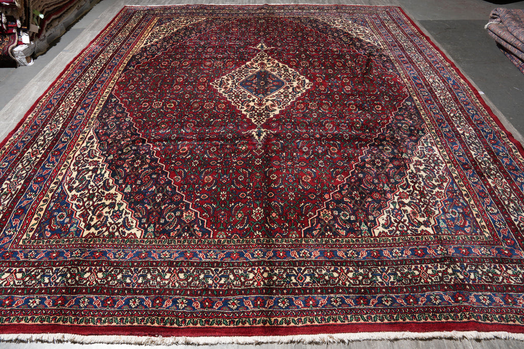 11.0 x 13.9 Persian Tribal Kuristan Rug #F-4126