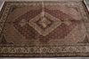 Load image into Gallery viewer, 5.8 x 8.3 Quality Wool and Silk Tabriz Mahi Rug Pom Roby #F-3076
