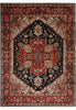 Load image into Gallery viewer, 9 x 12 New Handmade Heriz Serapi Rug Dark Blue