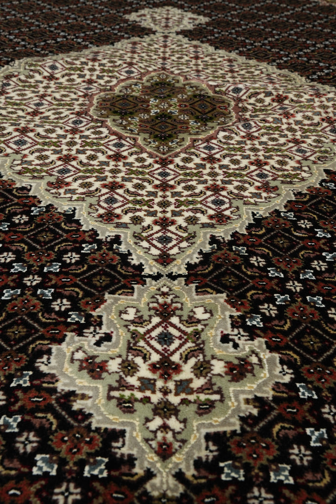 6.7 x 10 Traditional Wool and Silk Quality Handmade Room Rug #F-3077