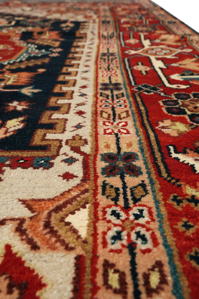 9 x 12 New Handmade Heriz Serapi Rug Dark Blue #F-4440