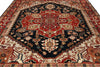 Load image into Gallery viewer, 9 x 12 New Handmade Heriz Serapi Rug Dark Blue #F-4440