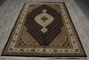 Load image into Gallery viewer, 6.7 x 10 Traditional Wool and Silk Quality Handmade Room Rug #F-3077