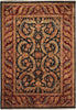 Load image into Gallery viewer, 9 x 12.4 Black Burgundy Quality Jaipur Rug 