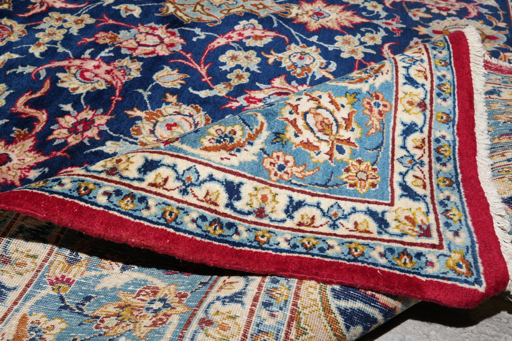 9 x 13 Persian Najaf Esfahan Wool Rug #F-4128