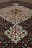 Load image into Gallery viewer, 6.8 x 10 Mahi Tabriz Quality Hand-Knotted Wool Silk Hand-Knotted Rug #F-3078