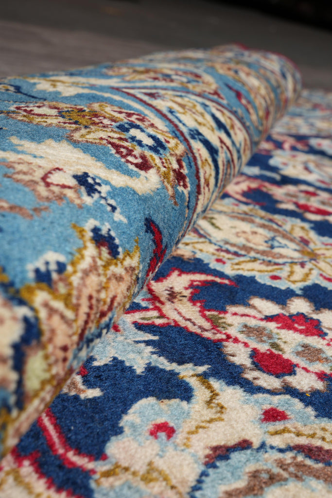 9 x 13 Persian Najaf Esfahan Wool Rug #F-4128