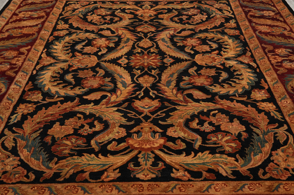 9 x 12.4 Black Burgundy Quality Jaipur Rug #LA-52929