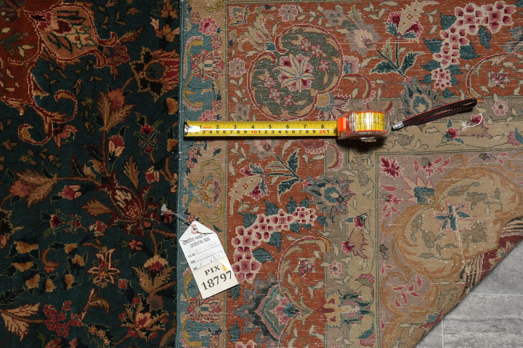 6 x 9 GREEN High Quality Wool & Silk Rug - China #PIX-18797