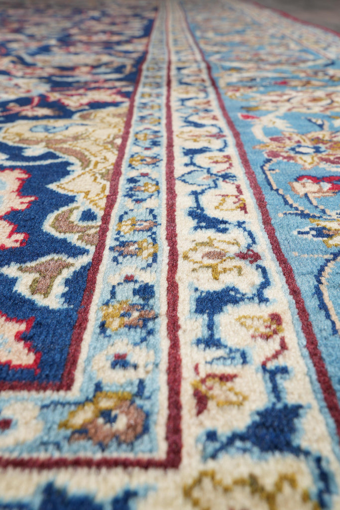 9 x 13 Persian Najaf Esfahan Wool Rug #F-4128