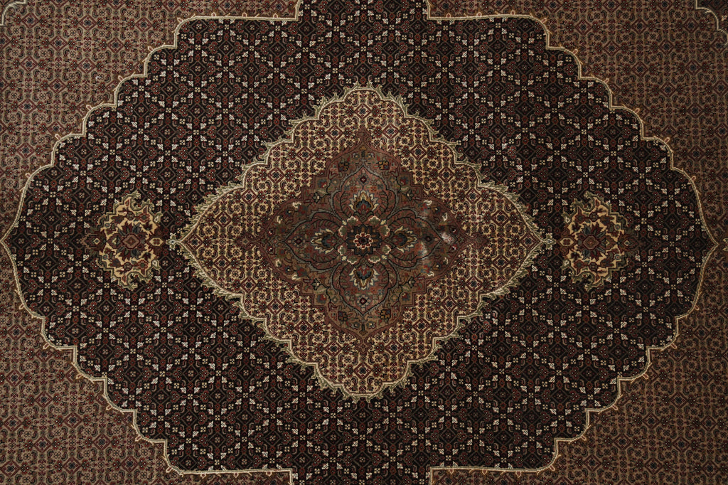 6.8 x 8 Traditional Wool Silk Hand-Knotted Quality Handmade Rug #F-3079