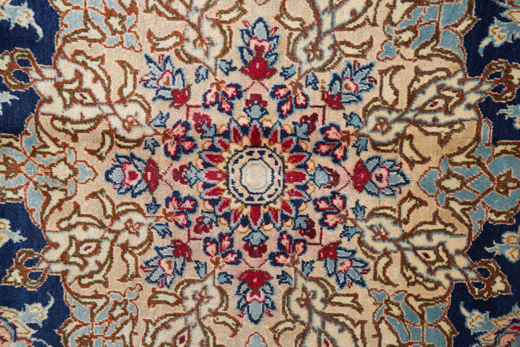 9 x 13 Persian Najaf Esfahan Wool Rug #F-4128