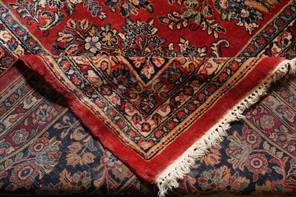 14 x 19 Antique Persian Sarouk Rug #PIX-21436