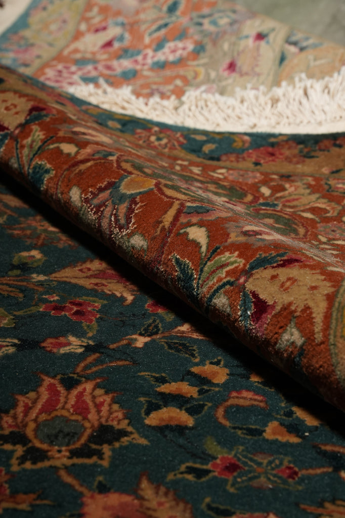6 x 9 GREEN High Quality Wool & Silk Rug - China #PIX-18797