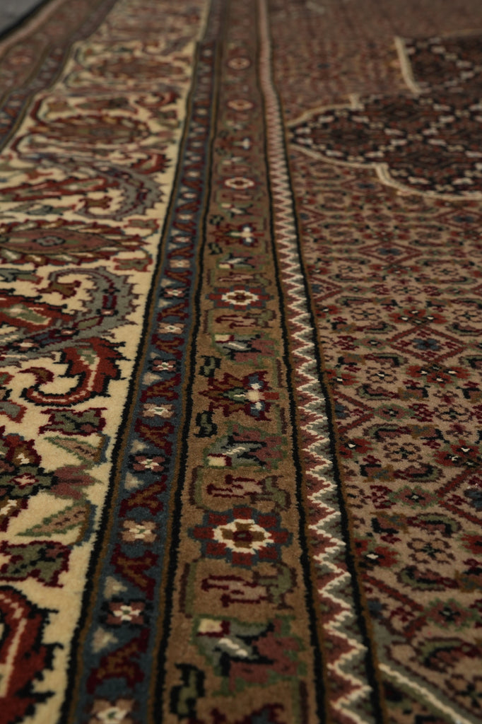 6.8 x 8 Traditional Wool Silk Hand-Knotted Quality Handmade Rug #F-3079