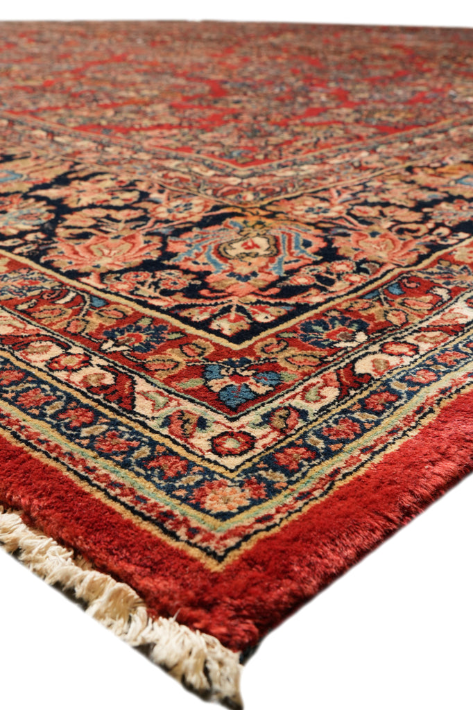 14 x 19 Antique Persian Sarouk Rug #PIX-21436