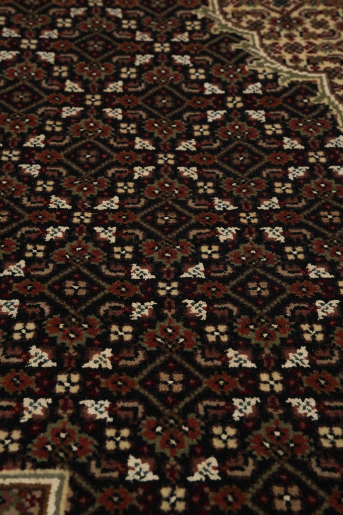 6.8 x 8 Traditional Wool Silk Hand-Knotted Quality Handmade Rug #F-3079