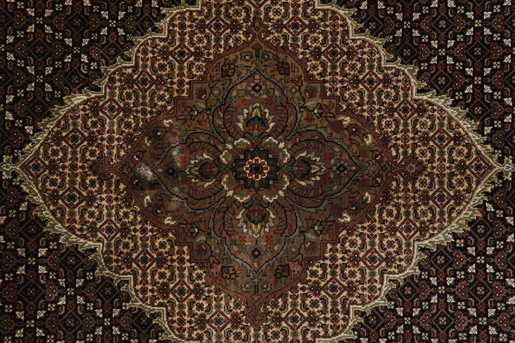6.8 x 8 Traditional Wool Silk Hand-Knotted Quality Handmade Rug #F-3079