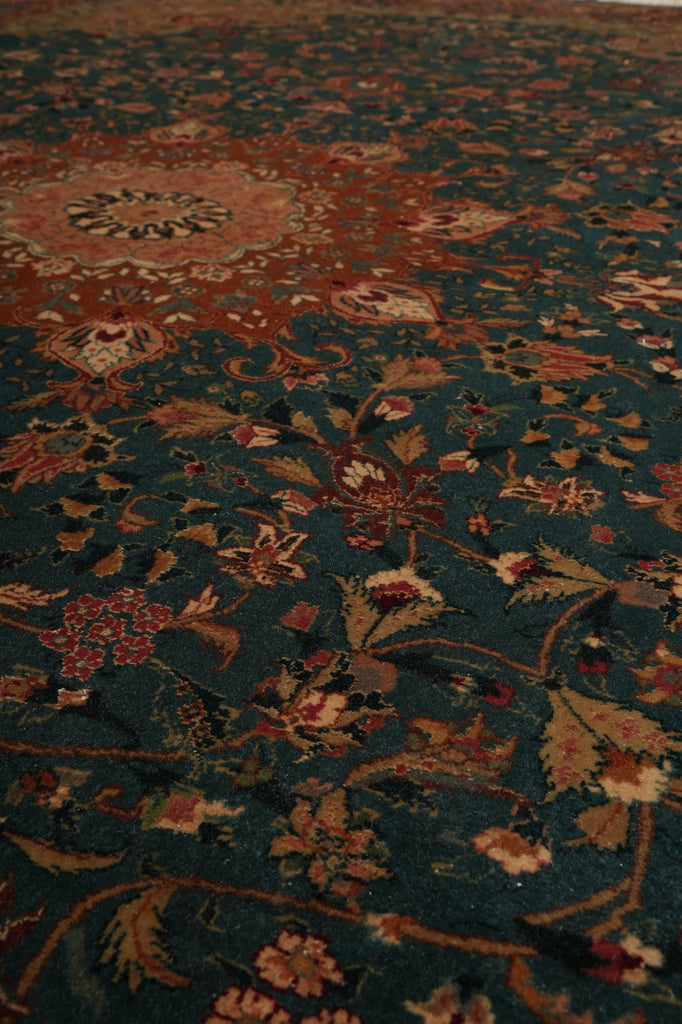 6 x 9 GREEN High Quality Wool & Silk Rug - China #PIX-18797