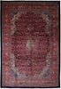 Load image into Gallery viewer, 10.7 x 14.6 Persian Herati Mahal Rug Navy Blue #F-4129