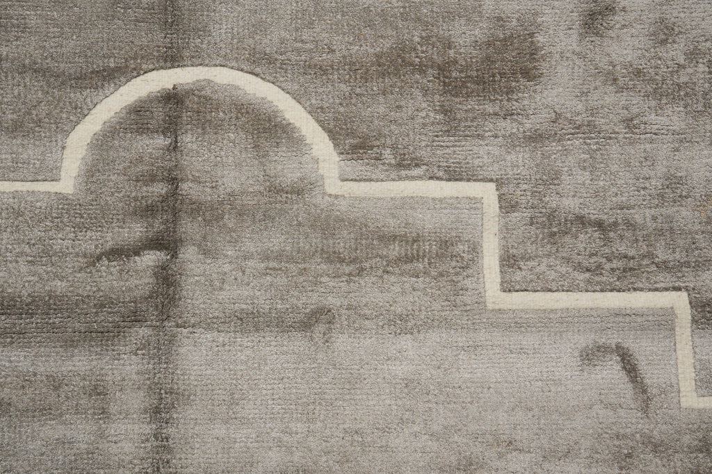 8 x 10 Contemporary Handmade Imported Rug Gray #F-3316