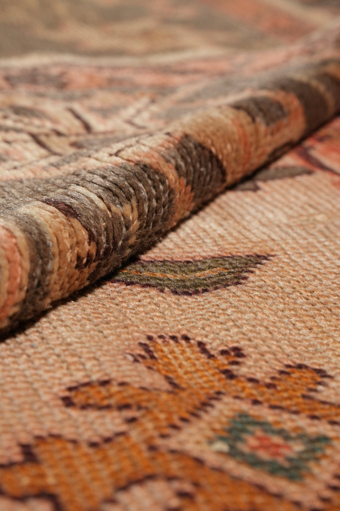 9 x 10.7 New Handmade Wool Rug Tan #F-4441