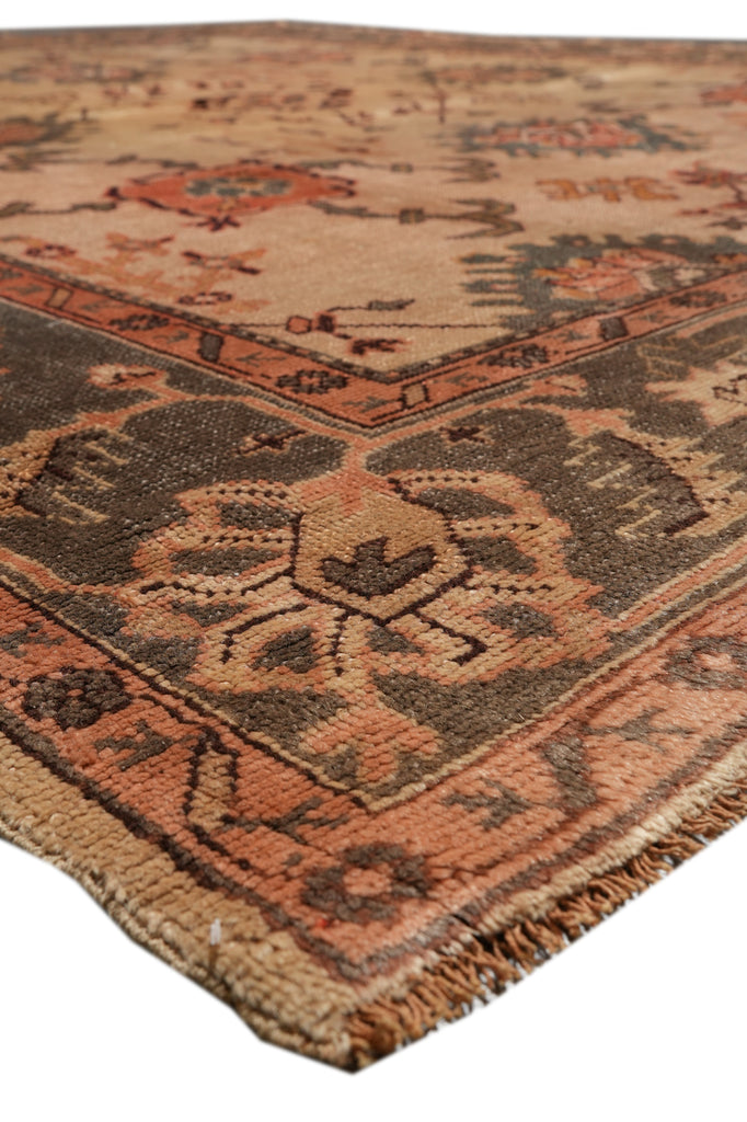 9 x 10.7 New Handmade Wool Rug Tan #F-4441