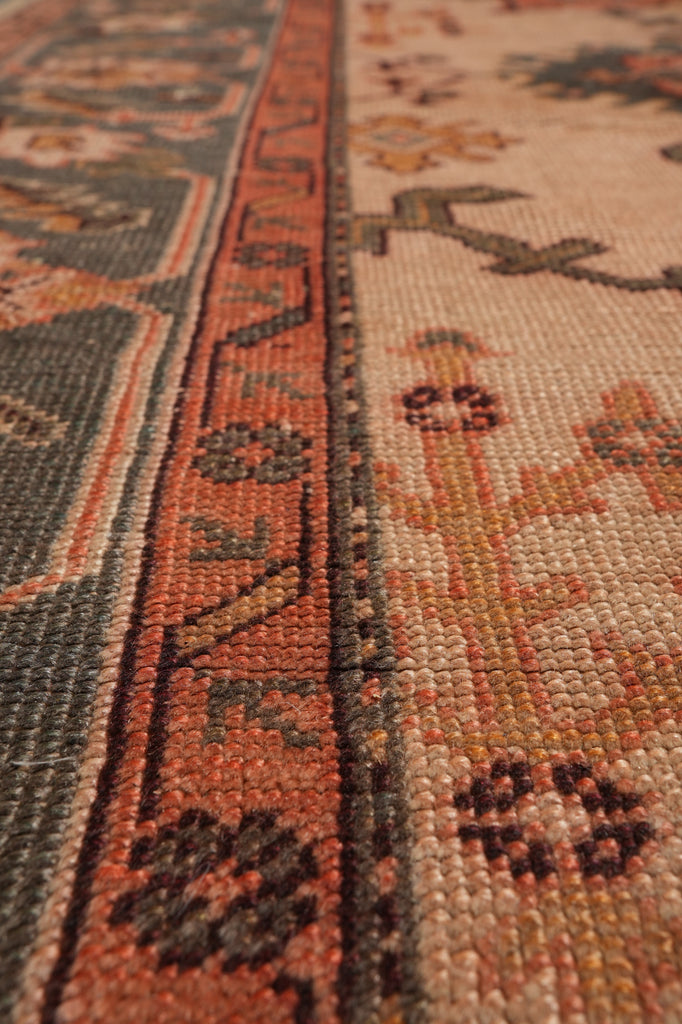 9 x 10.7 New Handmade Wool Rug Tan #F-4441